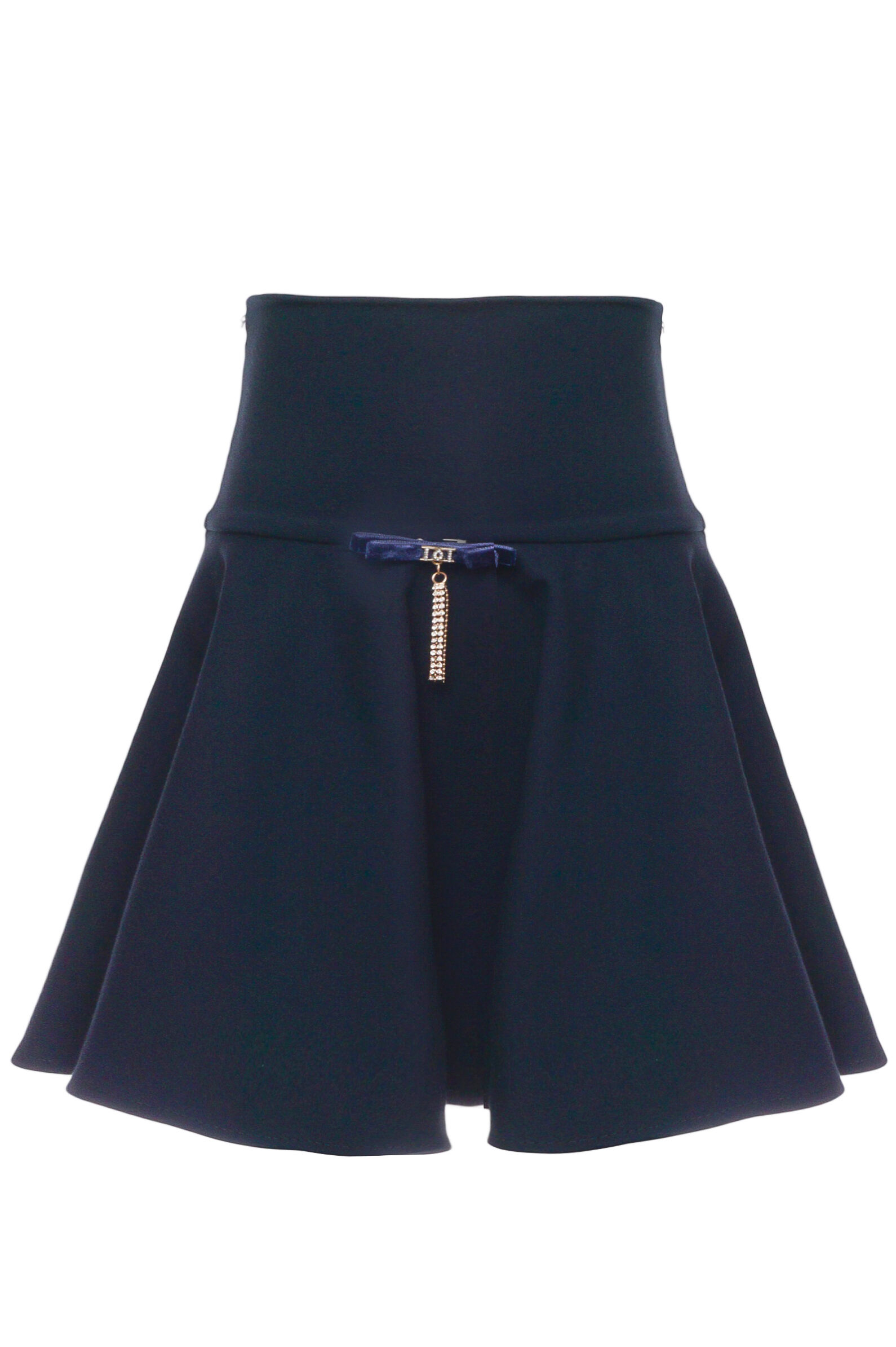 Юбка дев. АРТ.21217,син,пэ-вис-эл