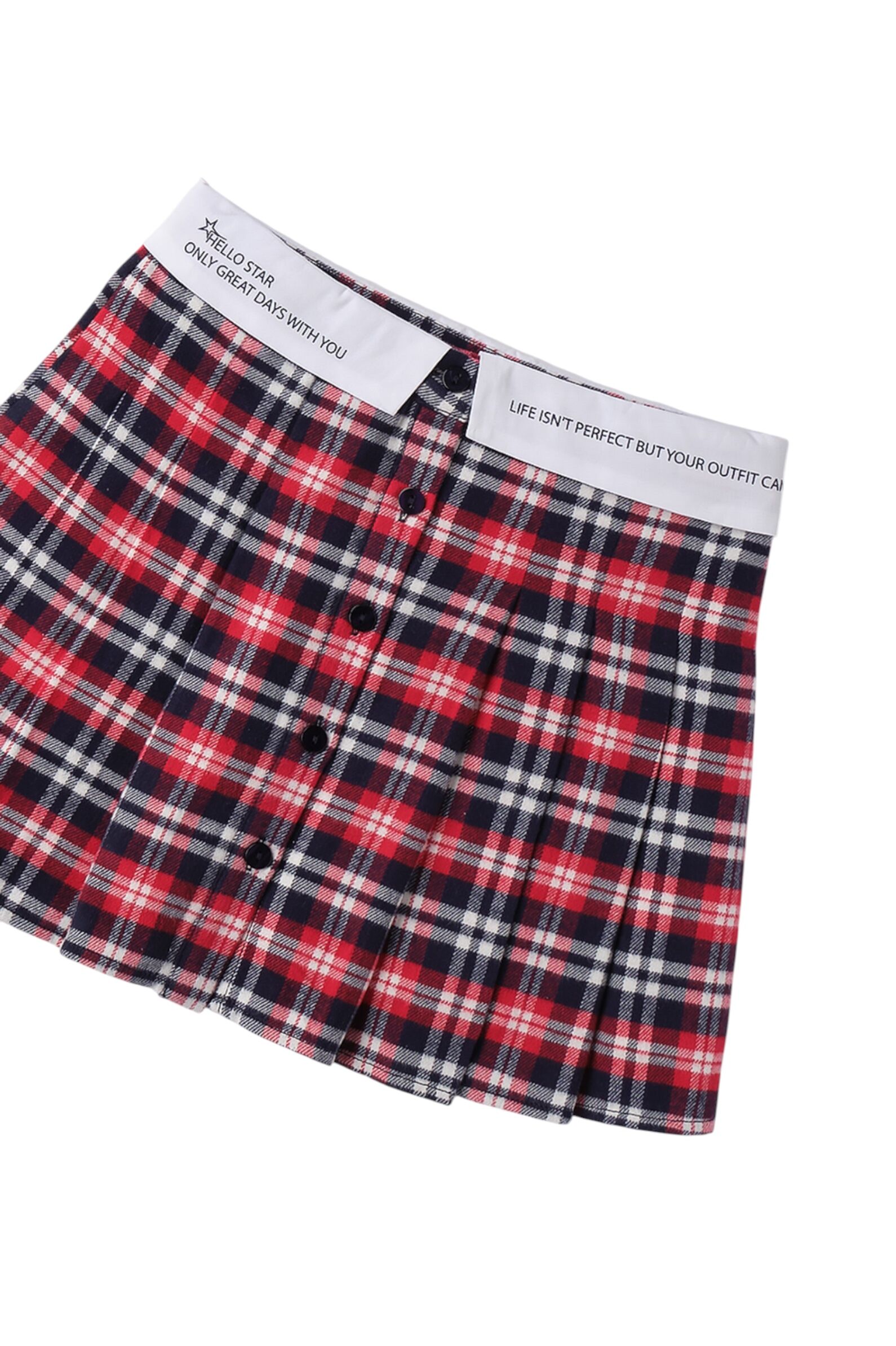 Юбка дев. АРТ.4.F540.00,крас-чер,пэ